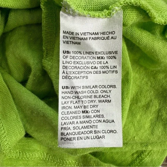 CHICO’S M Runs Large Loose Fit V-Neck Short Sleeve Light Knit Top Chico Size 1 - Picture 13 of 14